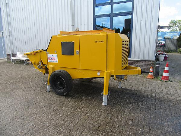 2014 PUTZMEISTER BSA 1005 DC- concrete pump. - Stationäre Betonpumpe: das Bild 2 2014 PUTZMEISTER BSA 1005 DC- concrete pump. - Stationäre Betonpumpe: das Bild 2