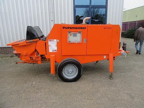 2014 PUTZMEISTER BSA1005 DC trailer mounted. - Stationäre Betonpumpe: das Bild 2 2014 PUTZMEISTER BSA1005 DC trailer mounted. - Stationäre Betonpumpe: das Bild 2