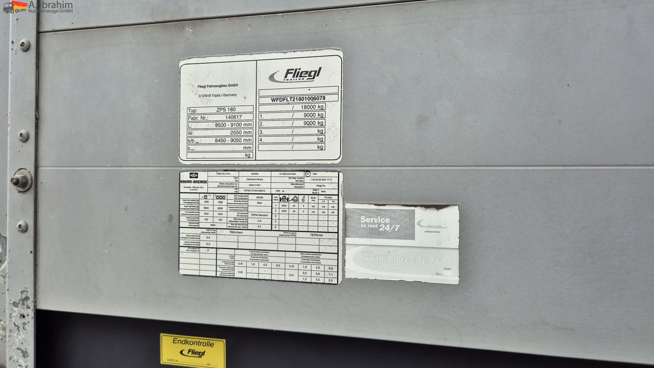 Fliegl Baustoffpritsche - Pritschenanhänger/ Plattformanhänger: das Bild 2 Fliegl Baustoffpritsche - Pritschenanhänger/ Plattformanhänger: das Bild 2