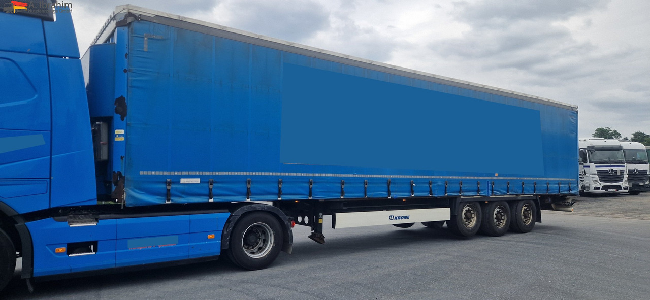 Krone SD Deutscher Auflieger, Pritsche Plane Edscha - Planenauflieger: das Bild 1 Krone SD Deutscher Auflieger, Pritsche Plane Edscha - Planenauflieger: das Bild 1