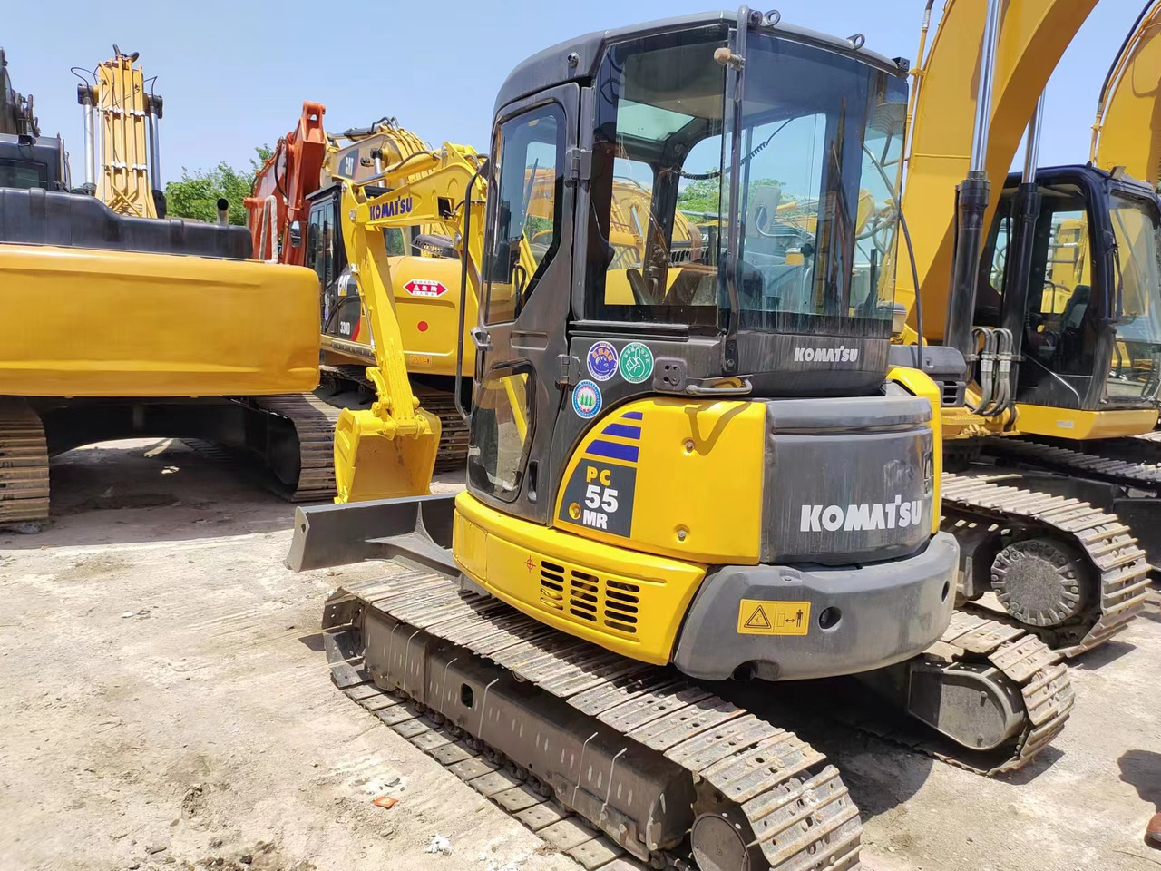 KOMATSU PC55MR - Minibagger: das Bild 2 KOMATSU PC55MR - Minibagger: das Bild 2
