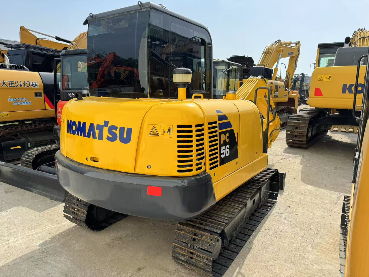 KOMATSU PC56-7 - Minibagger: das Bild 1 KOMATSU PC56-7 - Minibagger: das Bild 1