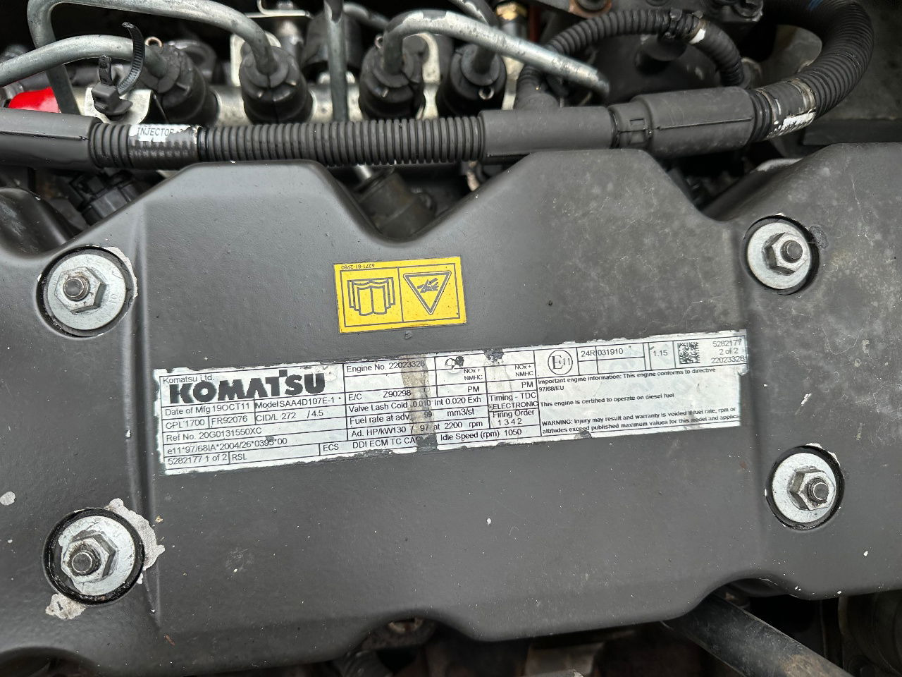 Mobilbagger Komatsu PW160-8: das Bild 26