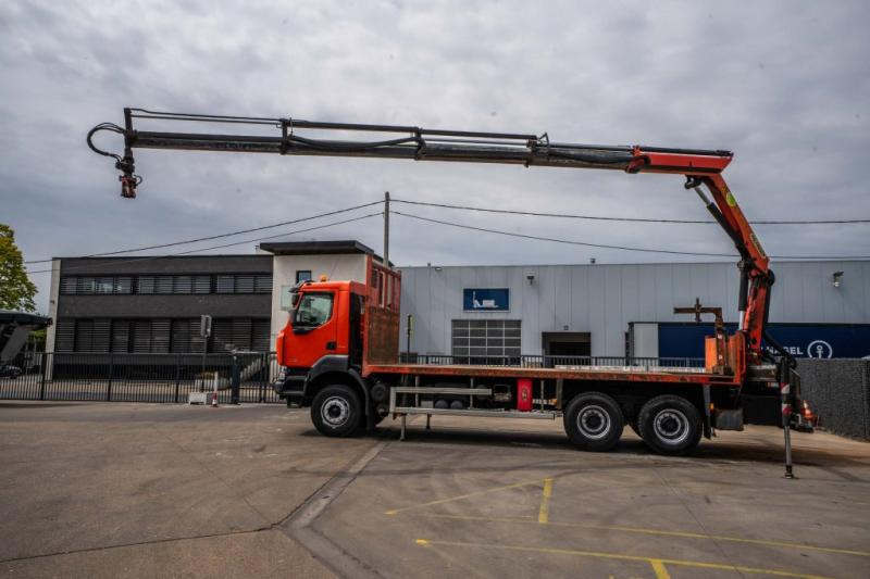 Renault KERAX 380 DXI-6X4+PALFINGER 18 T/m + 4 EXT - Pritsche LKW, Autokran: das Bild 1 Renault KERAX 380 DXI-6X4+PALFINGER 18 T/m + 4 EXT - Pritsche LKW, Autokran: das Bild 1