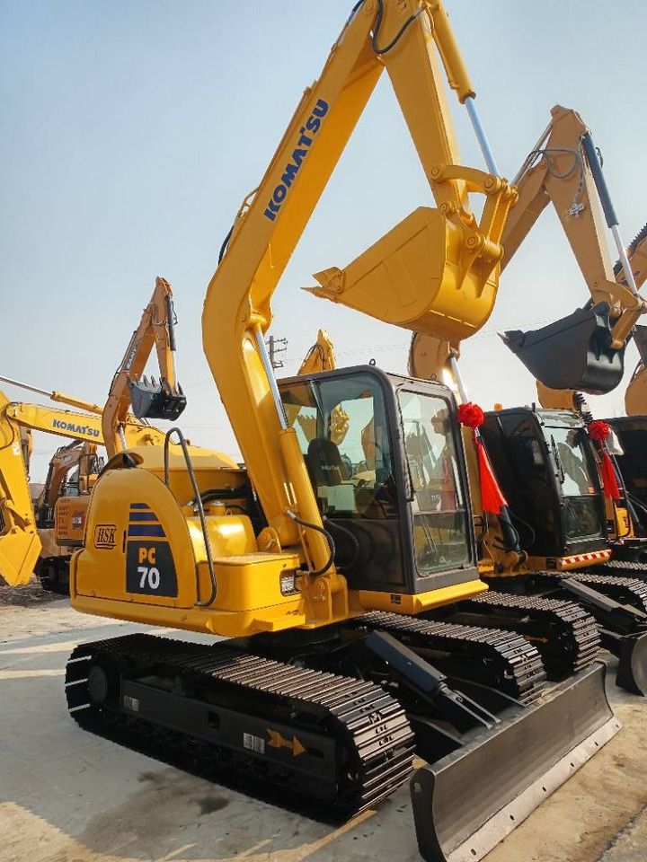 Komatsu PC 70 - Minibagger: das Bild 1 Komatsu PC 70 - Minibagger: das Bild 1