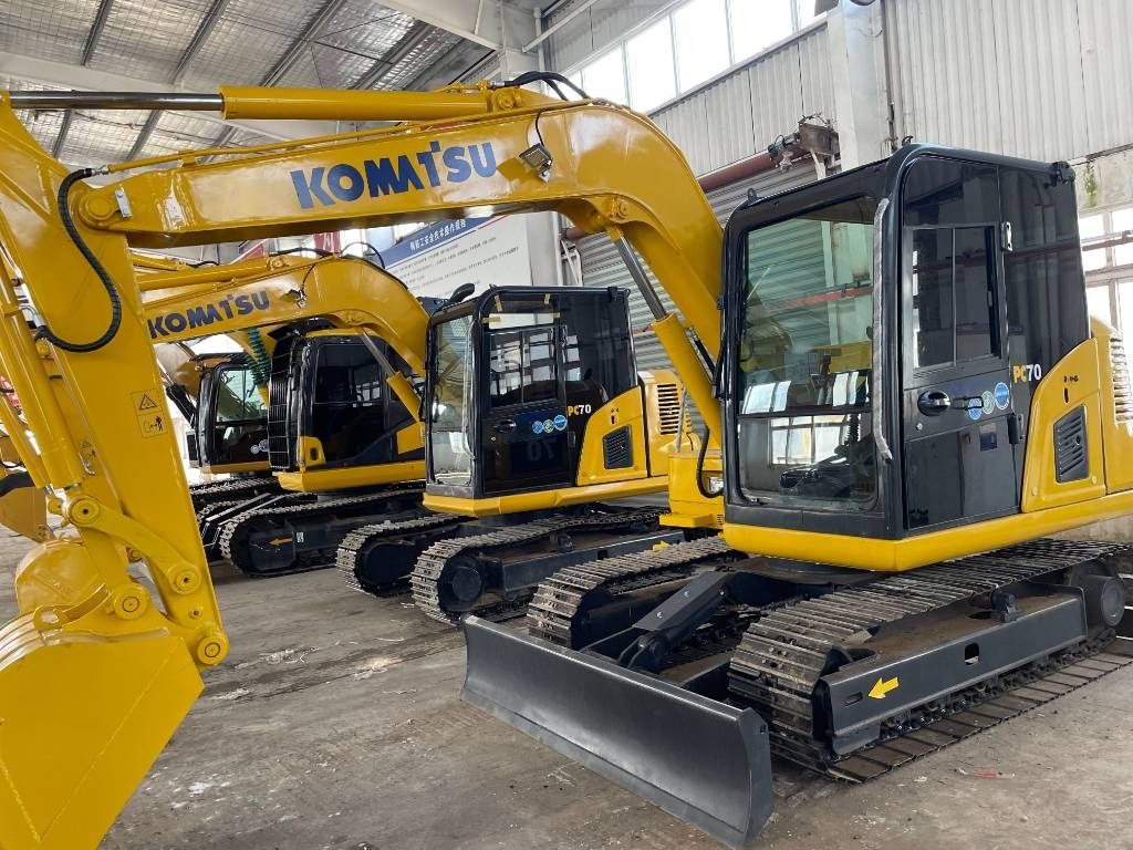 Komatsu PC 70 - Minibagger: das Bild 1 Komatsu PC 70 - Minibagger: das Bild 1