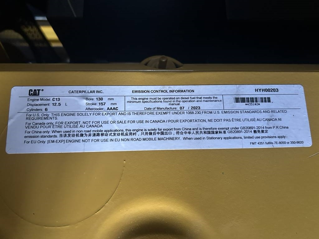 Stromgenerator neu kaufen CAT DE400E0 - C13 - 400 kVA Generator - DPX-18023: das Bild 16 Stromgenerator neu kaufen CAT DE400E0 - C13 - 400 kVA Generator - DPX-18023: das Bild 16