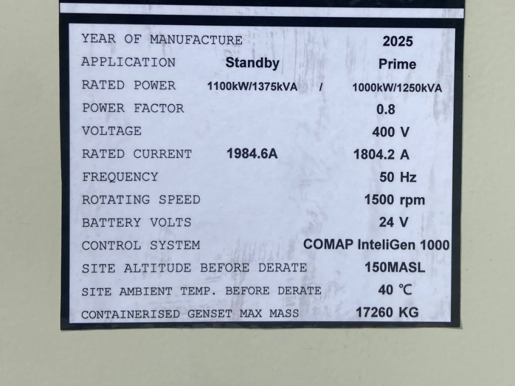 Stromgenerator neu kaufen Cummins KTA50-G3 - 1375 kVA Generator - DPX-18819: das Bild 7