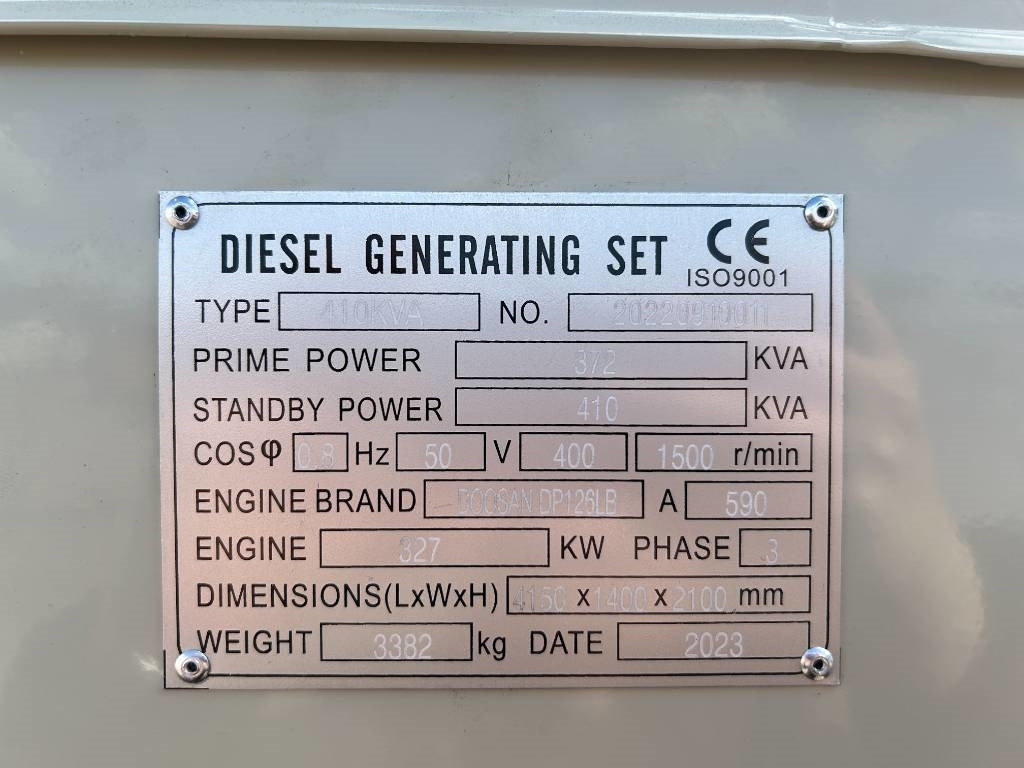 Doosan DP126LB - 410 kVA Generator - DPX-19854 - Stromgenerator: das Bild 4 Doosan DP126LB - 410 kVA Generator - DPX-19854 - Stromgenerator: das Bild 4
