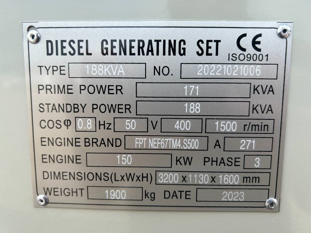 Iveco NEF67TM4 - 188 kVA Generator - DPX-19793 - Stromgenerator: das Bild 4 Iveco NEF67TM4 - 188 kVA Generator - DPX-19793 - Stromgenerator: das Bild 4