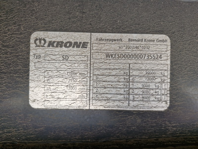 KRONE SD FIRANA - Planenanhänger: das Bild 5 KRONE SD FIRANA - Planenanhänger: das Bild 5
