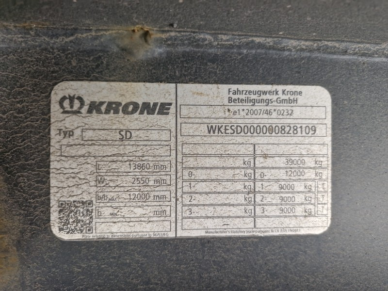 KRONE SD FIRANA - Planenanhänger: das Bild 4 KRONE SD FIRANA - Planenanhänger: das Bild 4
