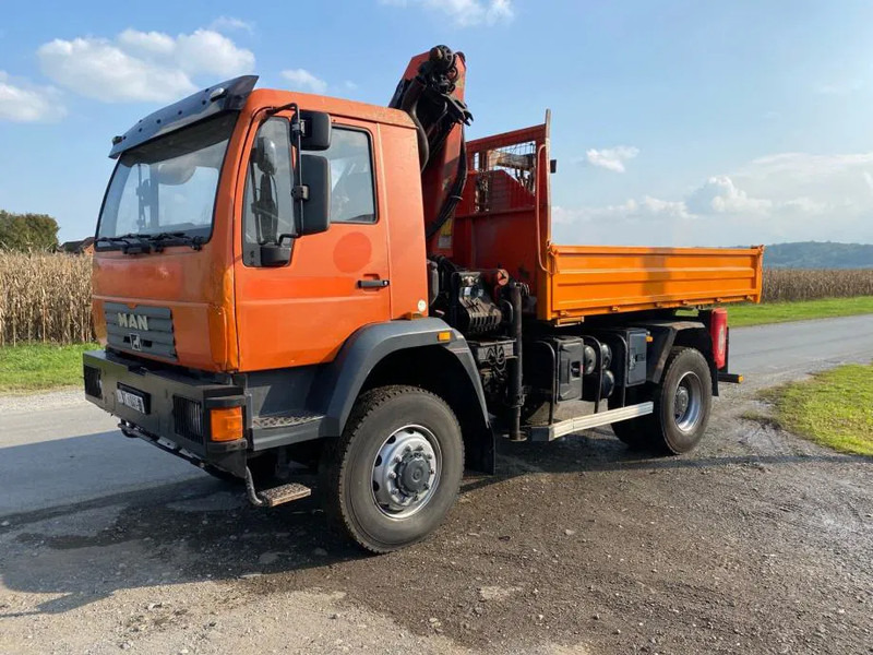 MAN LE 18-280 , 4X4 , Tipper , Palfinger PK 9501 - Kipper, Autokran: das Bild 3 MAN LE 18-280 , 4X4 , Tipper , Palfinger PK 9501 - Kipper, Autokran: das Bild 3