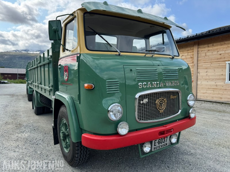 1966 Scania LBS 76 komplett sett med bil og henger selges fra bilmuseum. - Pritsche LKW: das Bild 5 1966 Scania LBS 76 komplett sett med bil og henger selges fra bilmuseum. - Pritsche LKW: das Bild 5