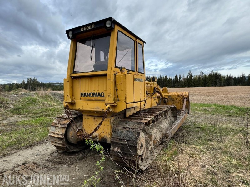 1988 Hanomag D600 DS bulldoser på belter / 5338 timer - Baugeräte: das Bild 5 1988 Hanomag D600 DS bulldoser på belter / 5338 timer - Baugeräte: das Bild 5
