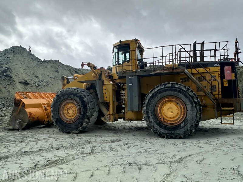 2003 Komatsu WA800-3 Hjullaster med 11 m3 skuffe - Spakstyring- Sertifisert til mai 2026 - Radlader: das Bild 2 2003 Komatsu WA800-3 Hjullaster med 11 m3 skuffe - Spakstyring- Sertifisert til mai 2026 - Radlader: das Bild 2
