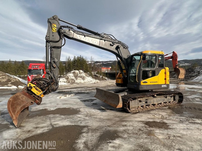 2008 Volvo ECR145C - Engcon tiltrotator - Puss og graveskuff. - Bagger: das Bild 3 2008 Volvo ECR145C - Engcon tiltrotator - Puss og graveskuff. - Bagger: das Bild 3