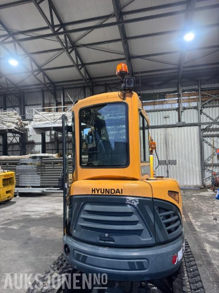 Minibagger 2012 HYUNDAI ROBEX 35Z-9 4,1TONN MINIGRAVER. 2135TIMER NYE BELTER 2024. GRAVESKUFF. PLANERINGSKUFF.: das Bild 17 Minibagger 2012 HYUNDAI ROBEX 35Z-9 4,1TONN MINIGRAVER. 2135TIMER NYE BELTER 2024. GRAVESKUFF. PLANERINGSKUFF.: das Bild 17