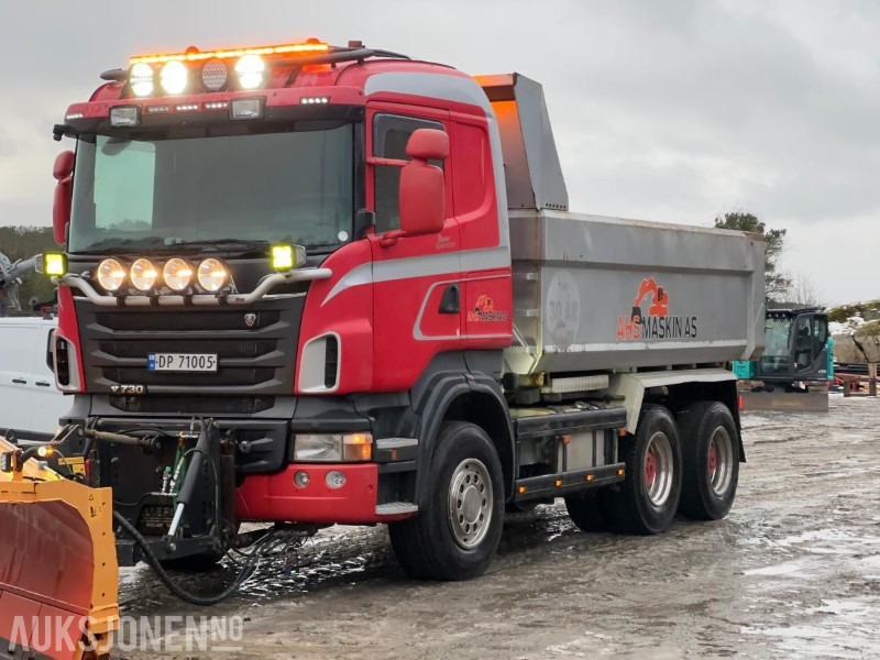 2012 Scania R 730 6x4 - Brøyterigget tippbil - Kipper: das Bild 1 2012 Scania R 730 6x4 - Brøyterigget tippbil - Kipper: das Bild 1