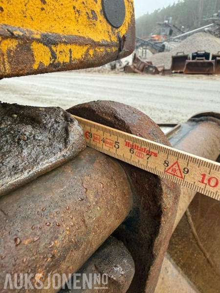 Bagger 2014 Hitachi Zaxis 135us BELTEGRAVER ENGCON TILTROTATOR SERVICEHISTORIKK SENTRALSMØRING 2 SKUFFER: das Bild 23