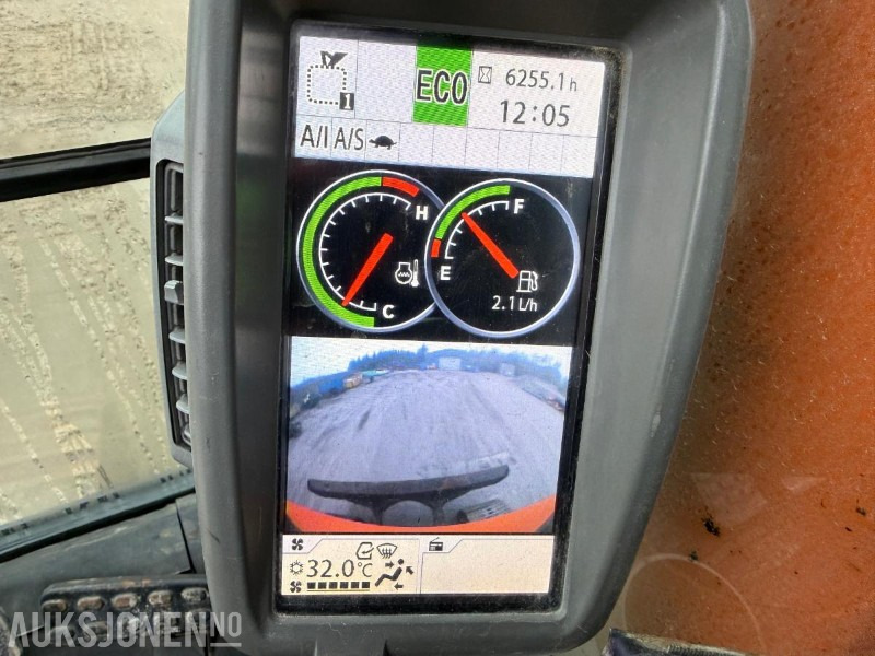 Bagger 2014 Hitachi Zaxis 135us BELTEGRAVER ENGCON TILTROTATOR SERVICEHISTORIKK SENTRALSMØRING 2 SKUFFER: das Bild 28