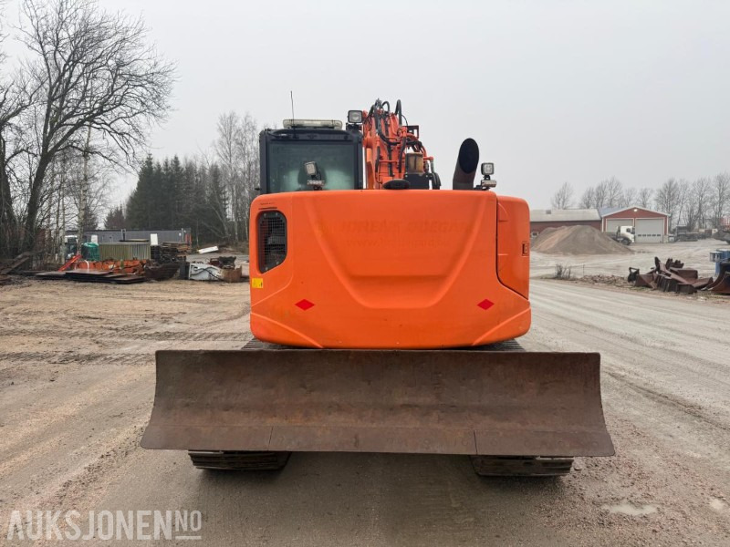 Bagger 2014 Hitachi Zaxis 135us BELTEGRAVER ENGCON TILTROTATOR SERVICEHISTORIKK SENTRALSMØRING 2 SKUFFER: das Bild 12