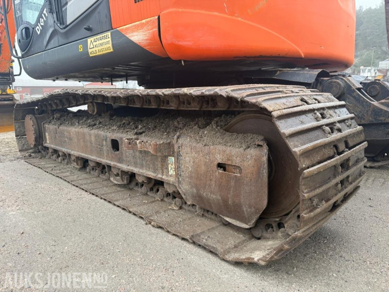 Bagger 2014 Hitachi Zaxis 135us BELTEGRAVER ENGCON TILTROTATOR SERVICEHISTORIKK SENTRALSMØRING 2 SKUFFER: das Bild 36