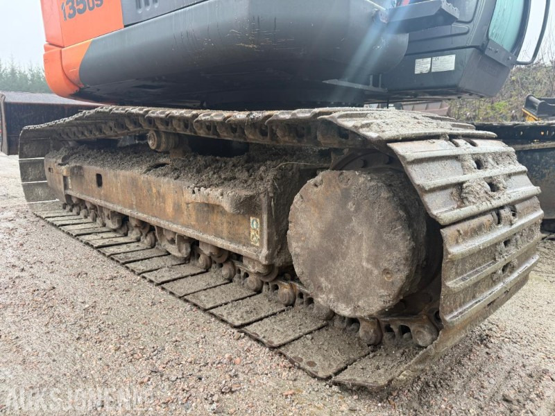 Bagger 2014 Hitachi Zaxis 135us BELTEGRAVER ENGCON TILTROTATOR SERVICEHISTORIKK SENTRALSMØRING 2 SKUFFER: das Bild 39