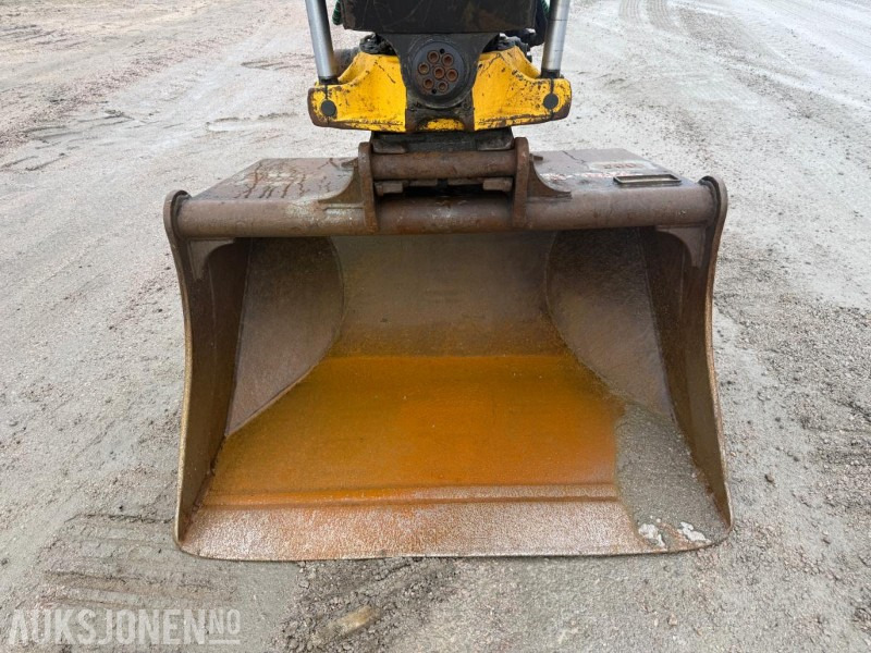 Bagger 2014 Hitachi Zaxis 135us BELTEGRAVER ENGCON TILTROTATOR SERVICEHISTORIKK SENTRALSMØRING 2 SKUFFER: das Bild 20