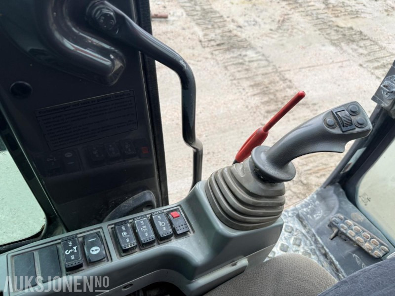 Bagger 2014 Hitachi Zaxis 135us BELTEGRAVER ENGCON TILTROTATOR SERVICEHISTORIKK SENTRALSMØRING 2 SKUFFER: das Bild 30