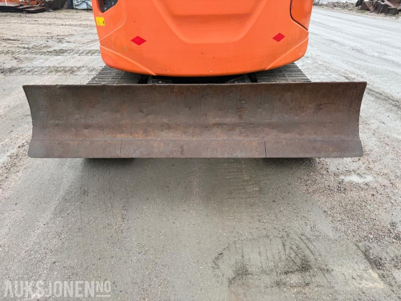 Bagger 2014 Hitachi Zaxis 135us BELTEGRAVER ENGCON TILTROTATOR SERVICEHISTORIKK SENTRALSMØRING 2 SKUFFER: das Bild 13