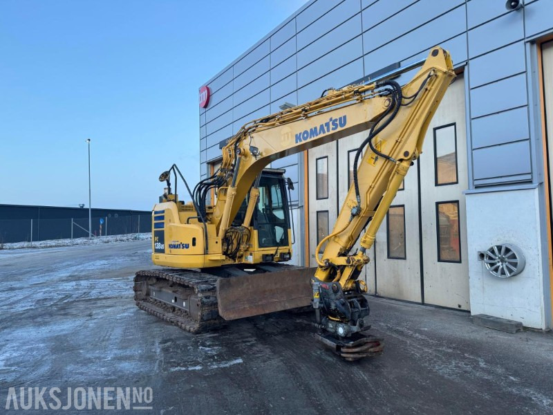 2014 Komatsu PC 138 US Gravemaskin med Oilquick og tiltrotator - Bagger: das Bild 2 2014 Komatsu PC 138 US Gravemaskin med Oilquick og tiltrotator - Bagger: das Bild 2