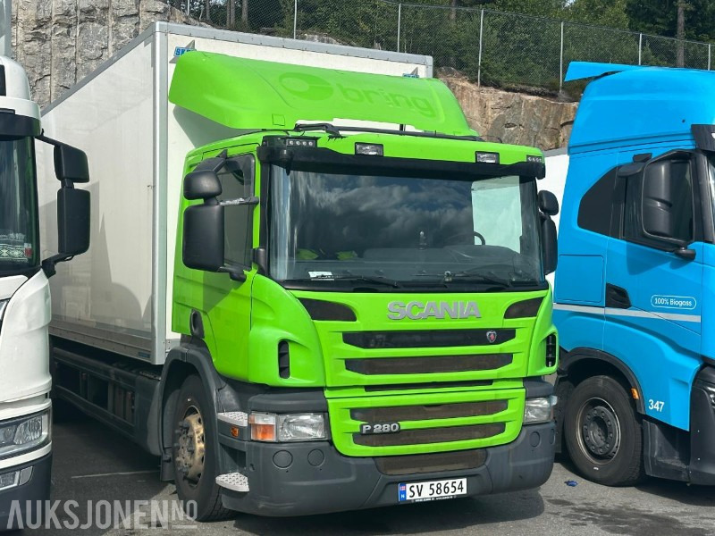 2015 Scania P-serie 280 4*2 - skapbil med løftelem og ryggekamera - Koffer LKW: das Bild 5 2015 Scania P-serie 280 4*2 - skapbil med løftelem og ryggekamera - Koffer LKW: das Bild 5