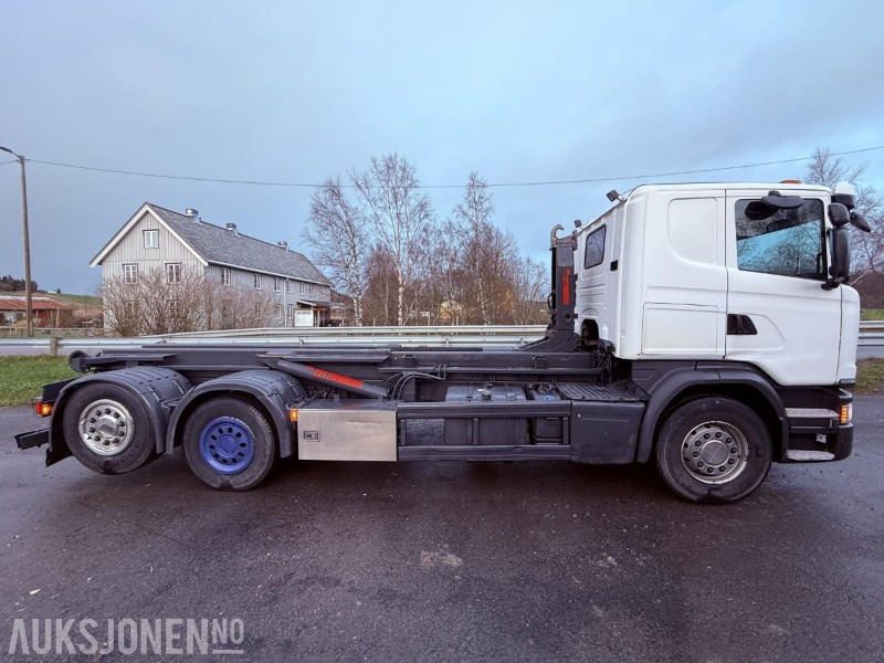 2016 Scania G450 EURO 6 444933 km m/ Krokflak med Hiab 140 AW kran - Abrollkipper: das Bild 4 2016 Scania G450 EURO 6 444933 km m/ Krokflak med Hiab 140 AW kran - Abrollkipper: das Bild 4
