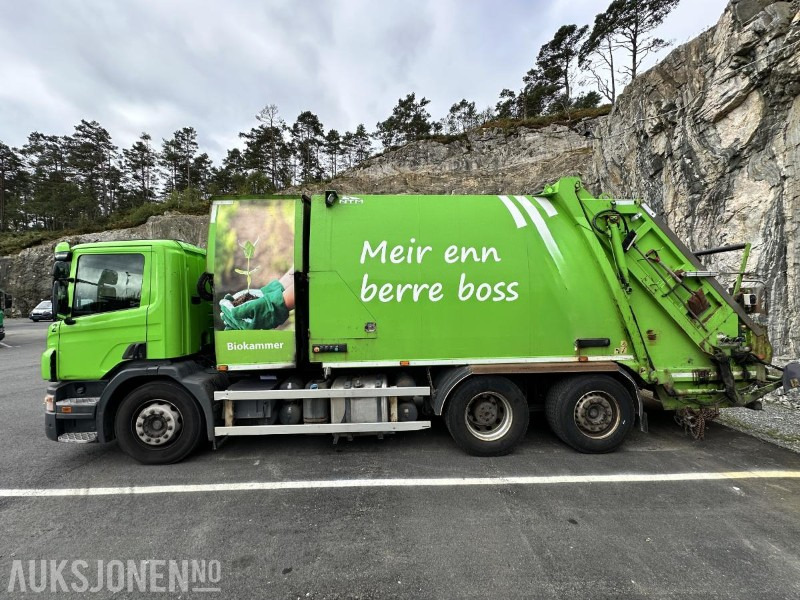 2016 Scania P320 Komprimatorbil - 2 kammer Inkl. biokammer/MTM påbygg/EU ok - Müllwagen: das Bild 2 2016 Scania P320 Komprimatorbil - 2 kammer Inkl. biokammer/MTM påbygg/EU ok - Müllwagen: das Bild 2
