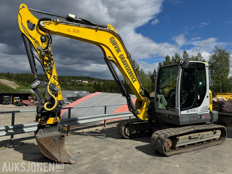 2016 Wacker Neuson ET 90 GRAVEMASKIN MED ROTOTILT, SENTRALSMØRING OG 3 SKUFFER - Bagger: das Bild 1 2016 Wacker Neuson ET 90 GRAVEMASKIN MED ROTOTILT, SENTRALSMØRING OG 3 SKUFFER - Bagger: das Bild 1