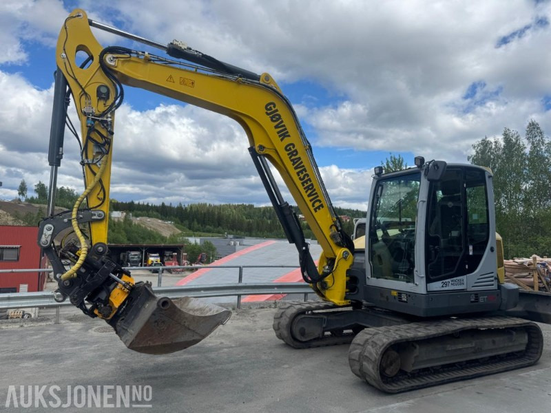 2016 Wacker Neuson ET 90 GRAVEMASKIN MED ROTOTILT, SENTRALSMØRING OG 3 SKUFFER - Bagger: das Bild 2 2016 Wacker Neuson ET 90 GRAVEMASKIN MED ROTOTILT, SENTRALSMØRING OG 3 SKUFFER - Bagger: das Bild 2