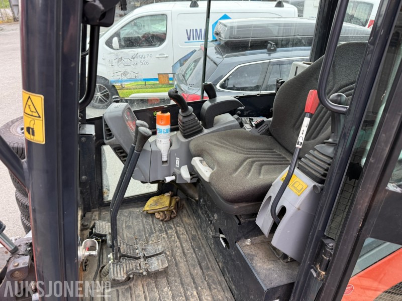 2018 Kubota KX019-4 minigraver m/ Tysse XTREME maskinhenger – Leasing 2018 Kubota KX019-4 minigraver m/ Tysse XTREME maskinhenger: das Bild 15