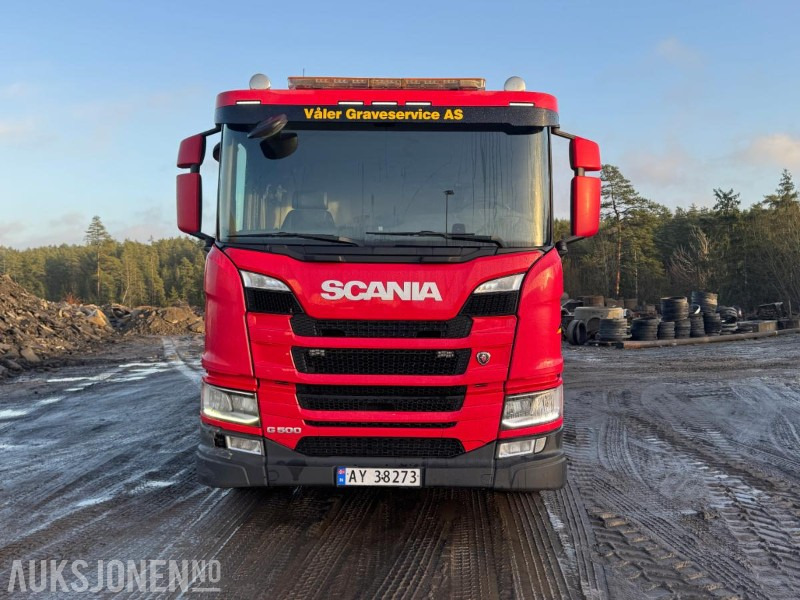 2018 SCANIA G500 TRIDEM KROKBIL JOAB, HARDOX DUMPERKASSE, SERVICEHISTORIKK, 306976 KM - Abrollkipper: das Bild 4 2018 SCANIA G500 TRIDEM KROKBIL JOAB, HARDOX DUMPERKASSE, SERVICEHISTORIKK, 306976 KM - Abrollkipper: das Bild 4