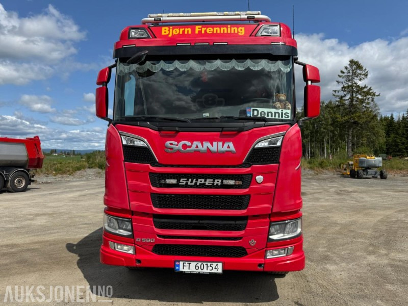 2018 Scania R580 GODT UTSTYRT TIPPBIL MED 3 AKSLET HENGER - Kipper: das Bild 3 2018 Scania R580 GODT UTSTYRT TIPPBIL MED 3 AKSLET HENGER - Kipper: das Bild 3