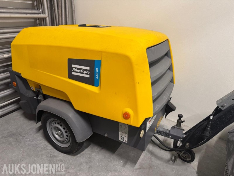2019 Atlas Copco XAS68 kompressor med trykkluftkjøling - Baugeräte: das Bild 1 2019 Atlas Copco XAS68 kompressor med trykkluftkjøling - Baugeräte: das Bild 1