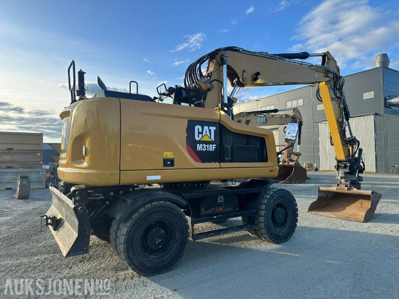 Bagger 2019 Cat M318F hjulgraver med tiltrotator og skuff: das Bild 6