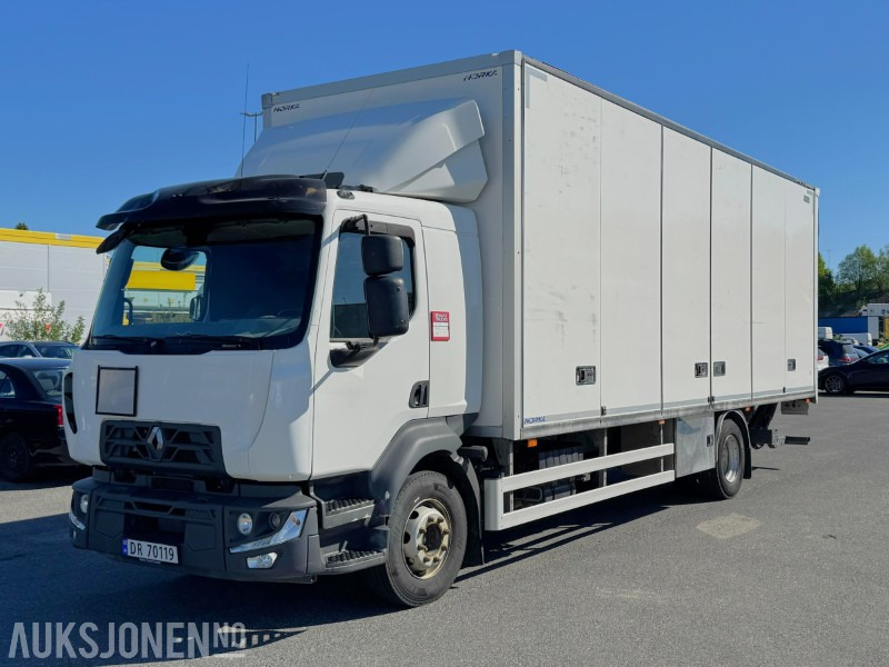 2019 Renault D 250 skapbil/full sideåpning/bakløft/adaptiv cruisecontrol/ryggekamera/luft - Koffer LKW: das Bild 1 2019 Renault D 250 skapbil/full sideåpning/bakløft/adaptiv cruisecontrol/ryggekamera/luft - Koffer LKW: das Bild 1
