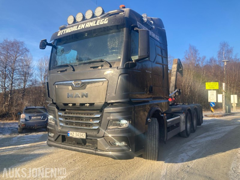 2021 MAN TGX krokbil med dumperkasse og kranflak. 8X4 EURO 6 - Abrollkipper: das Bild 3 2021 MAN TGX krokbil med dumperkasse og kranflak. 8X4 EURO 6 - Abrollkipper: das Bild 3
