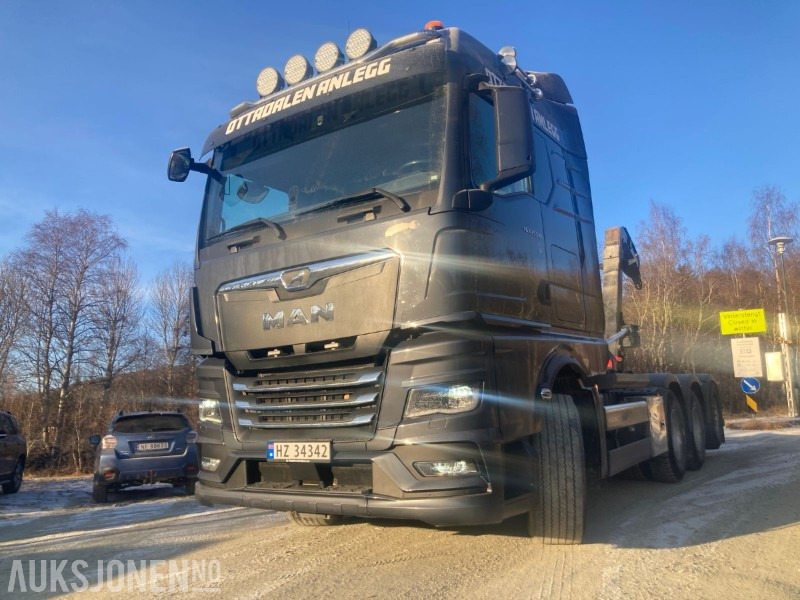 2021 MAN TGX krokbil med dumperkasse og kranflak. 8X4 EURO 6 - Abrollkipper: das Bild 4 2021 MAN TGX krokbil med dumperkasse og kranflak. 8X4 EURO 6 - Abrollkipper: das Bild 4
