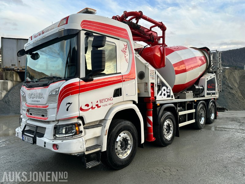 2021 Scania P500XT 8X4 Putzmeister PUMI 28-4 Betongpumpe, 83413km - Fahrmischer: das Bild 1 2021 Scania P500XT 8X4 Putzmeister PUMI 28-4 Betongpumpe, 83413km - Fahrmischer: das Bild 1