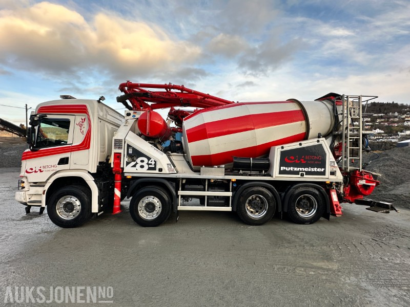 2021 Scania P500XT 8X4 Putzmeister PUMI 28-4 Betongpumpe, 83413km - Fahrmischer: das Bild 2 2021 Scania P500XT 8X4 Putzmeister PUMI 28-4 Betongpumpe, 83413km - Fahrmischer: das Bild 2