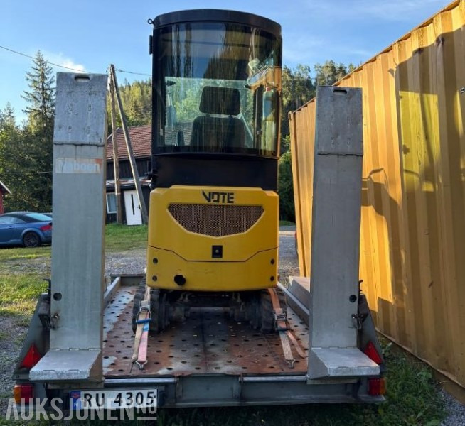 2022 Vote VTW-15 minigraver med 3 skuffer og Tysse henger - MVA-fri - Minibagger: das Bild 5 2022 Vote VTW-15 minigraver med 3 skuffer og Tysse henger - MVA-fri - Minibagger: das Bild 5