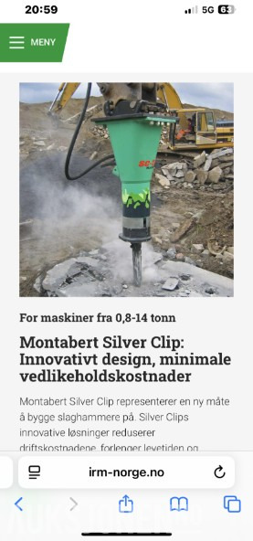 2007 Montabert silver clip Pigghammer s50 - Anbauteil für Baumaschine: das Bild 5 2007 Montabert silver clip Pigghammer s50 - Anbauteil für Baumaschine: das Bild 5