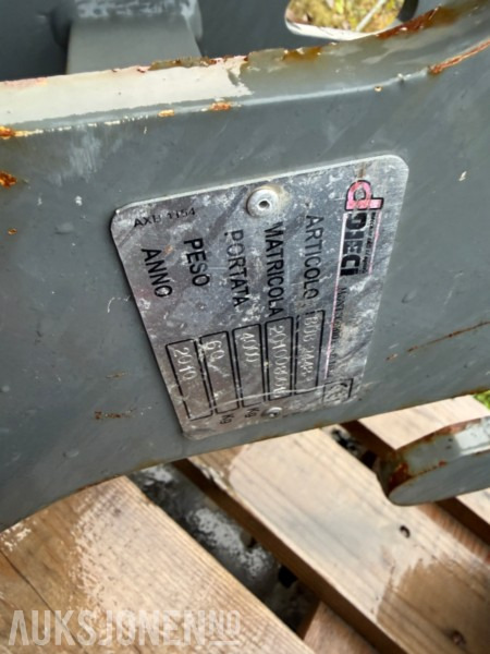 2010 Dieci BUB 2448 lastekrok 4 tonn - Anbauteil für Baumaschine: das Bild 4 2010 Dieci BUB 2448 lastekrok 4 tonn - Anbauteil für Baumaschine: das Bild 4